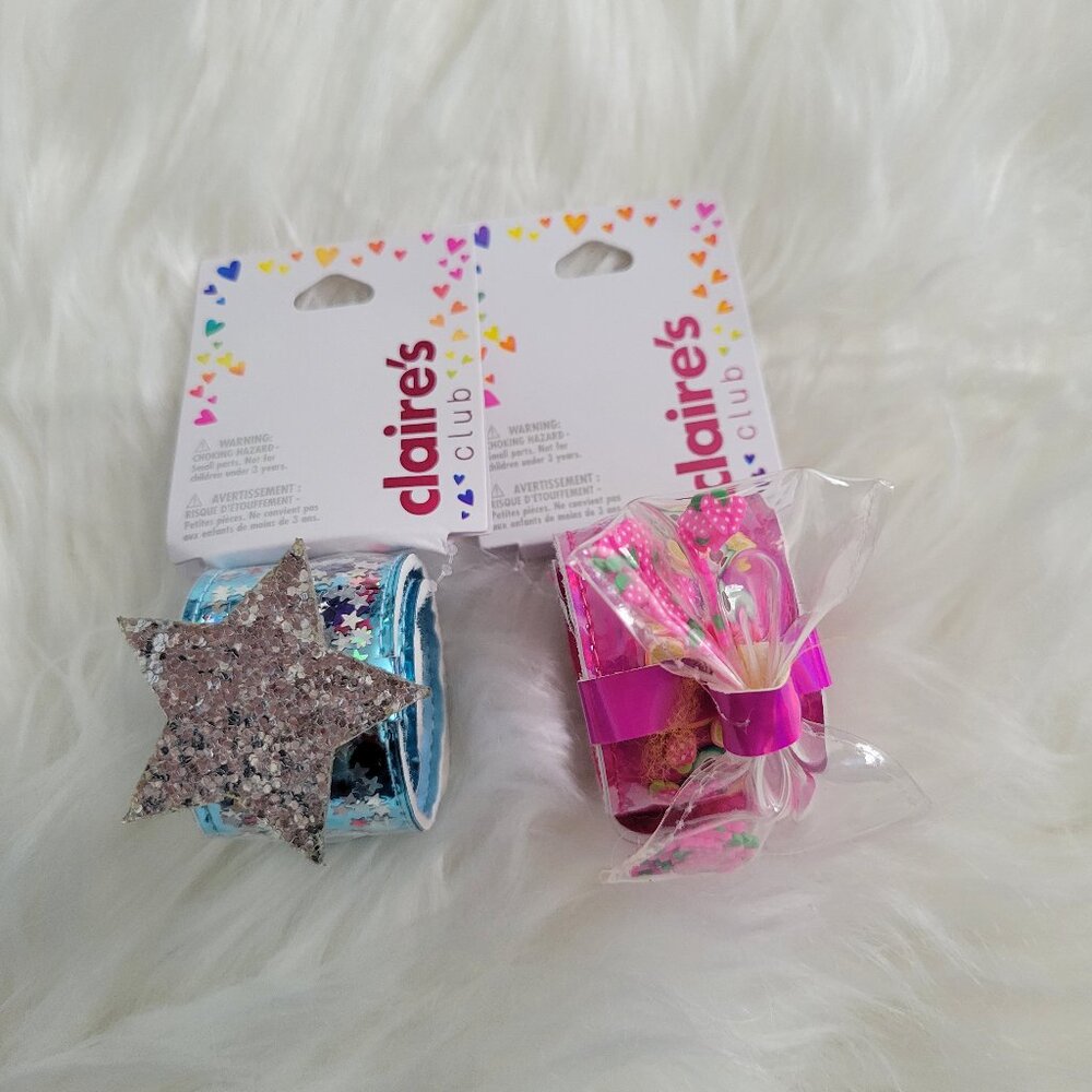 Claire's Slap Bracelet Set